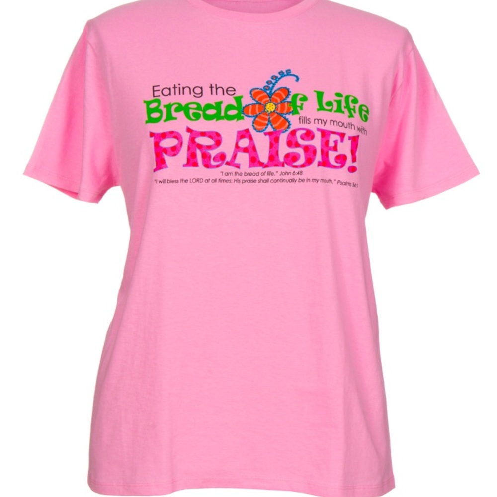 Faithy Zone high quality Tshirts in short sleeves, 100%cotton, bling, spiritual